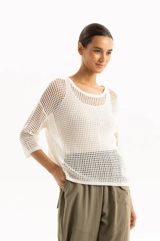 Two by Two Rebe Top- Ivory