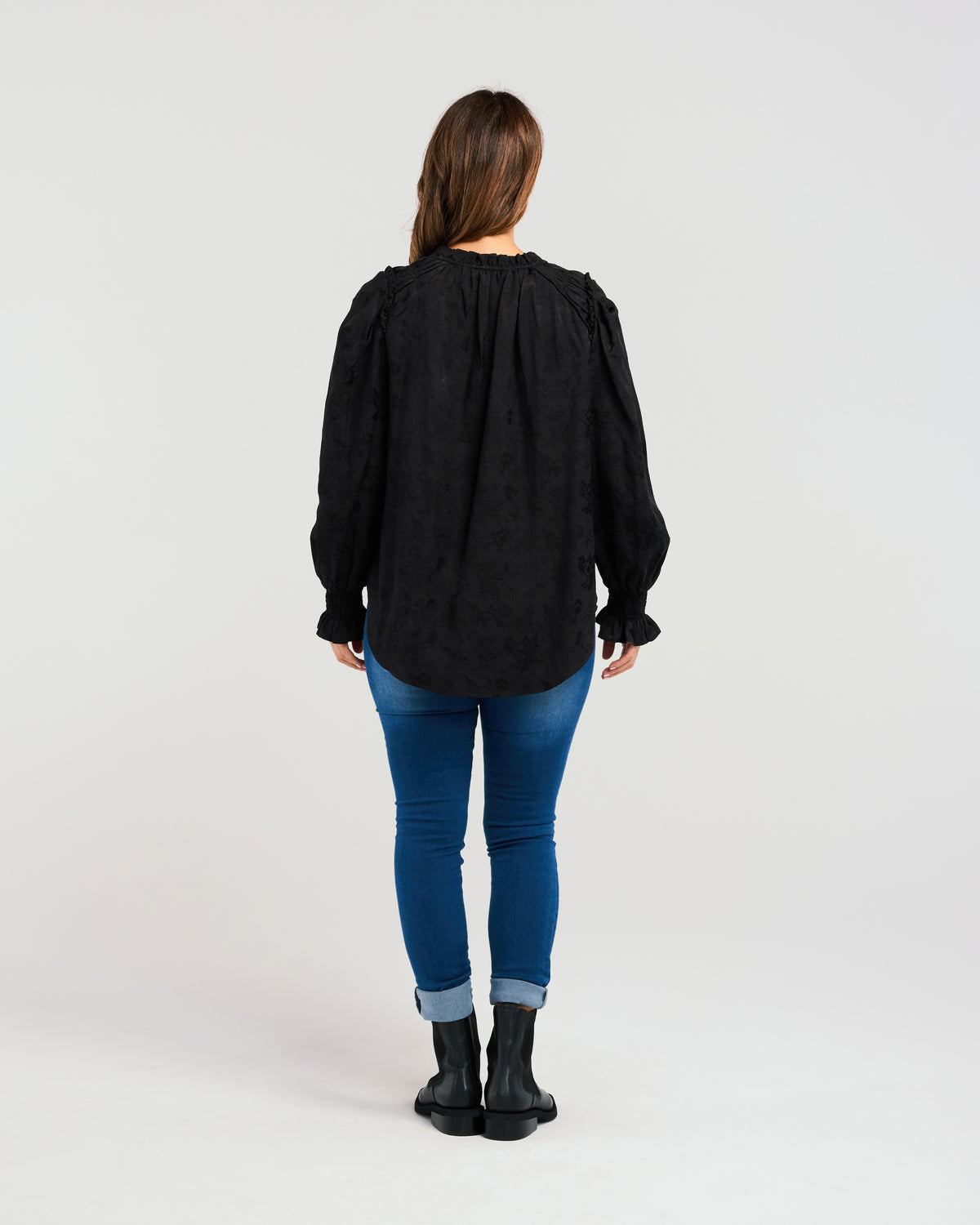 Zafina Elodie Blouse - Black