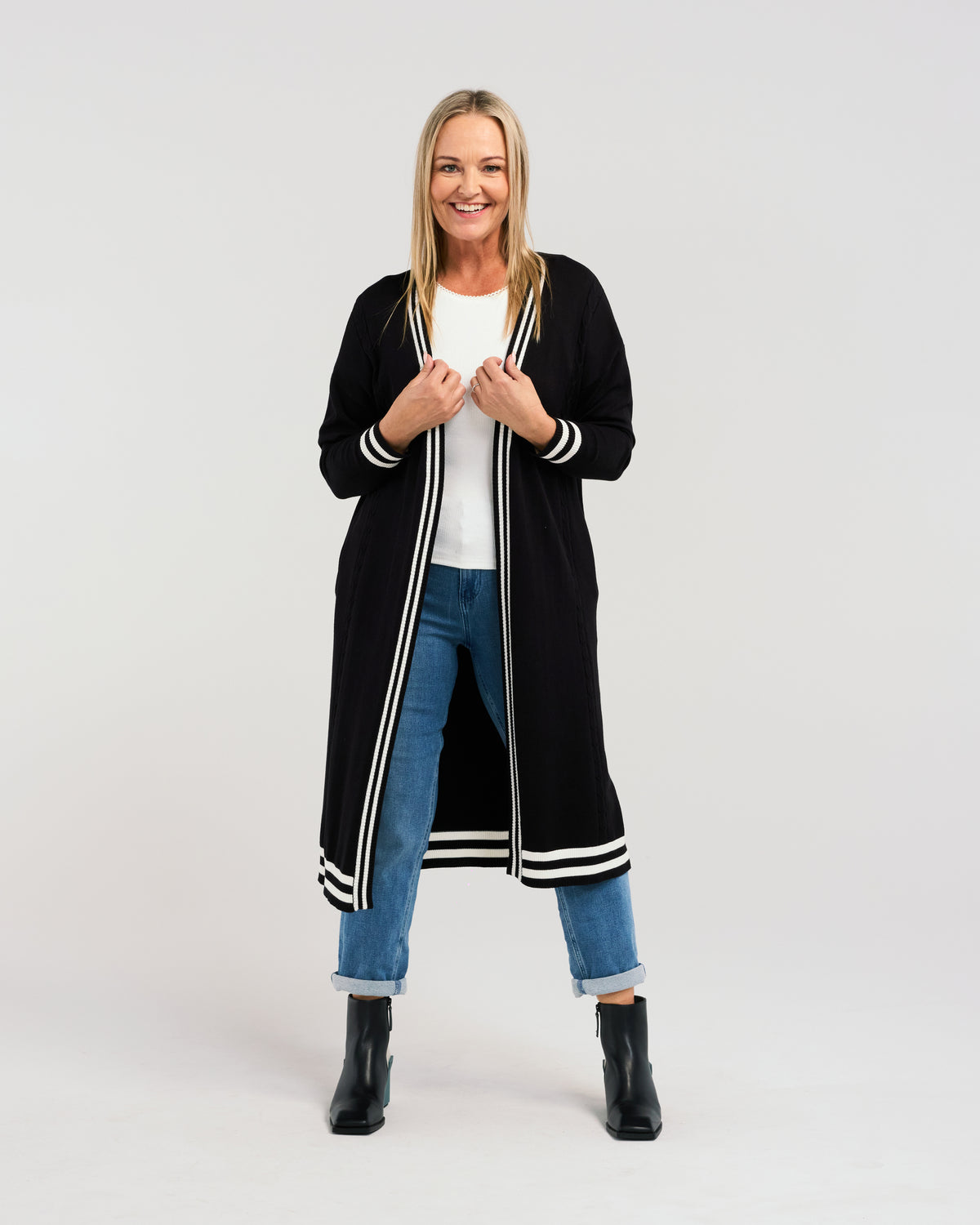 Zafina Cameron Cardigan - Black