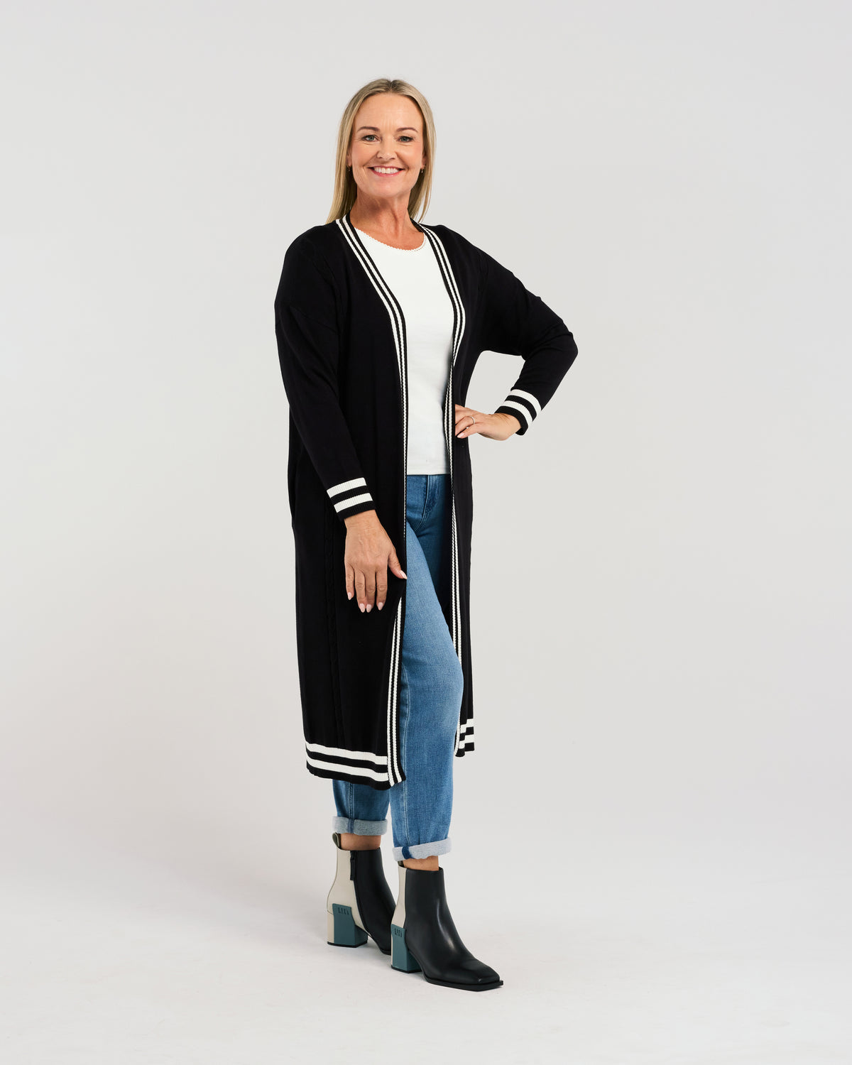 Zafina Cameron Cardigan - Black