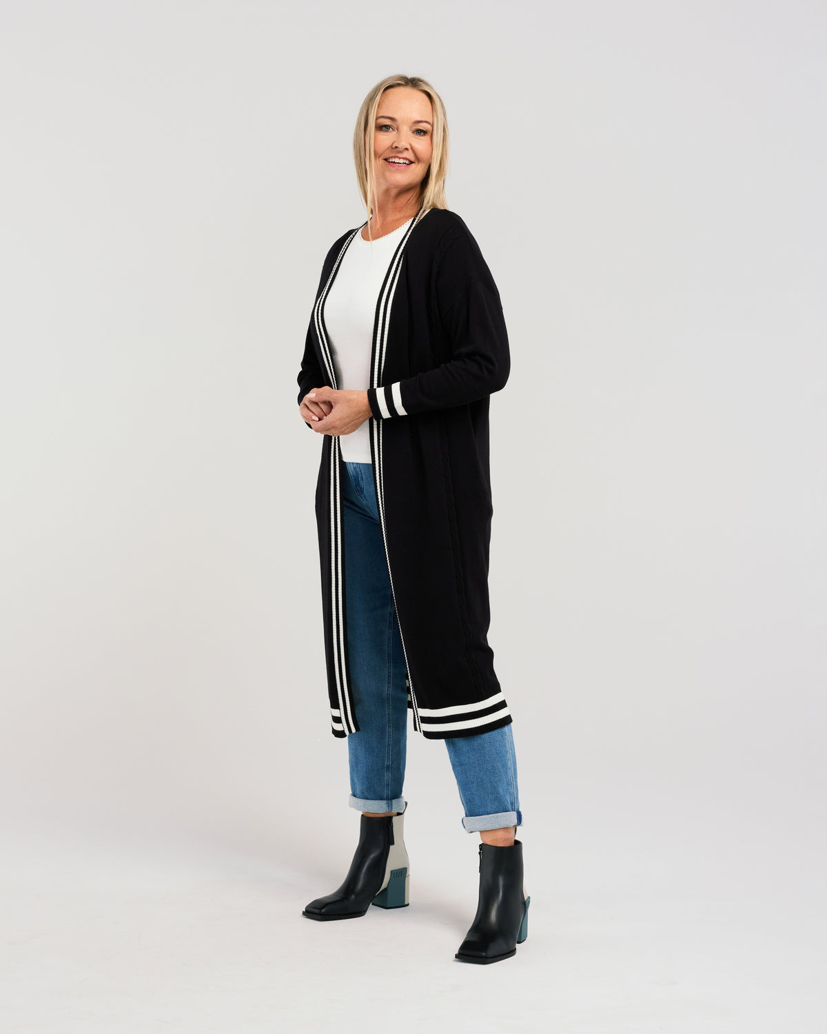 Zafina Cameron Cardigan - Black