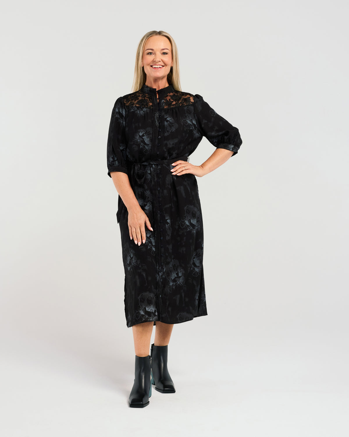 Zafina Skyler Dress - Silver Lining