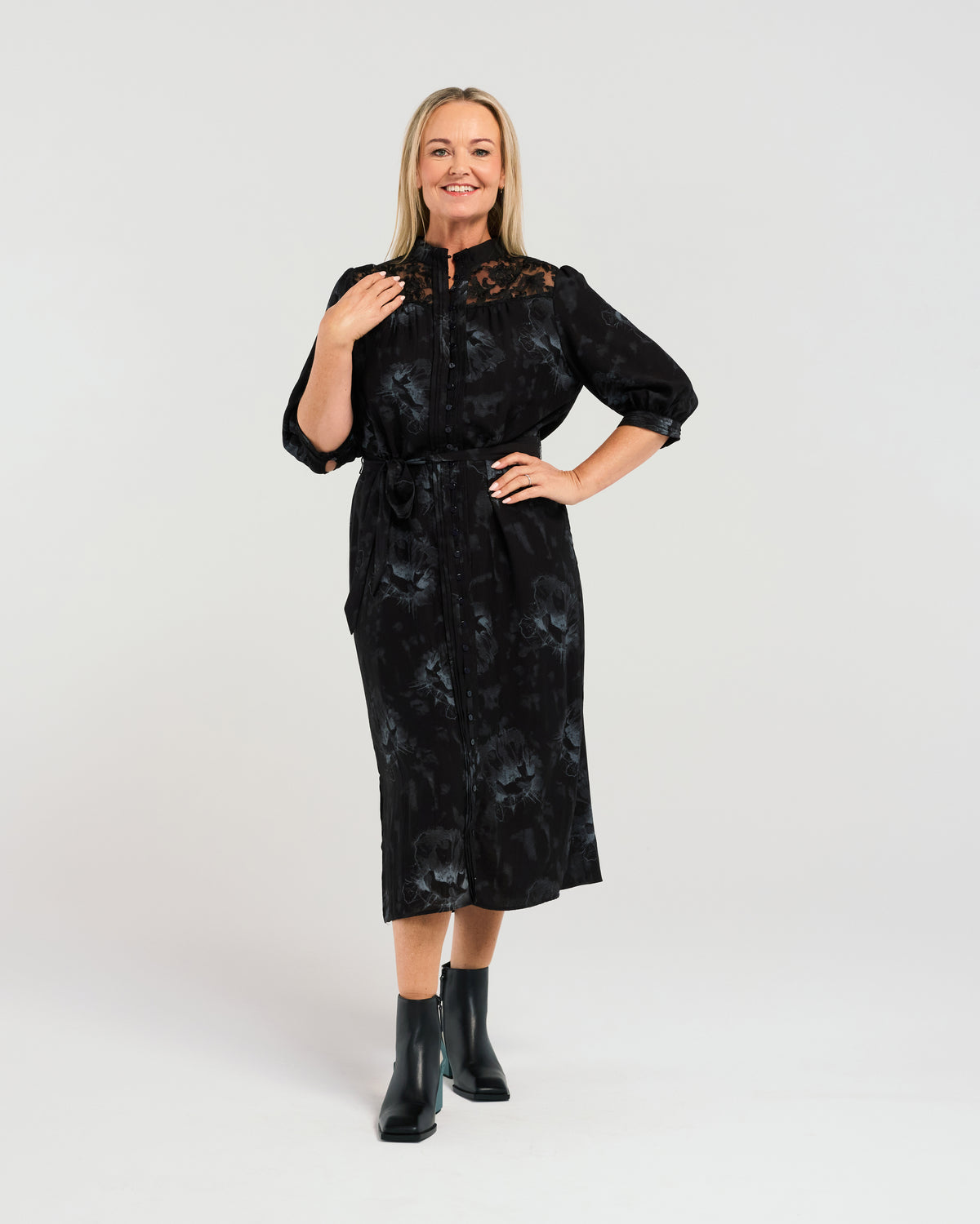 Zafina Skyler Dress - Silver Lining