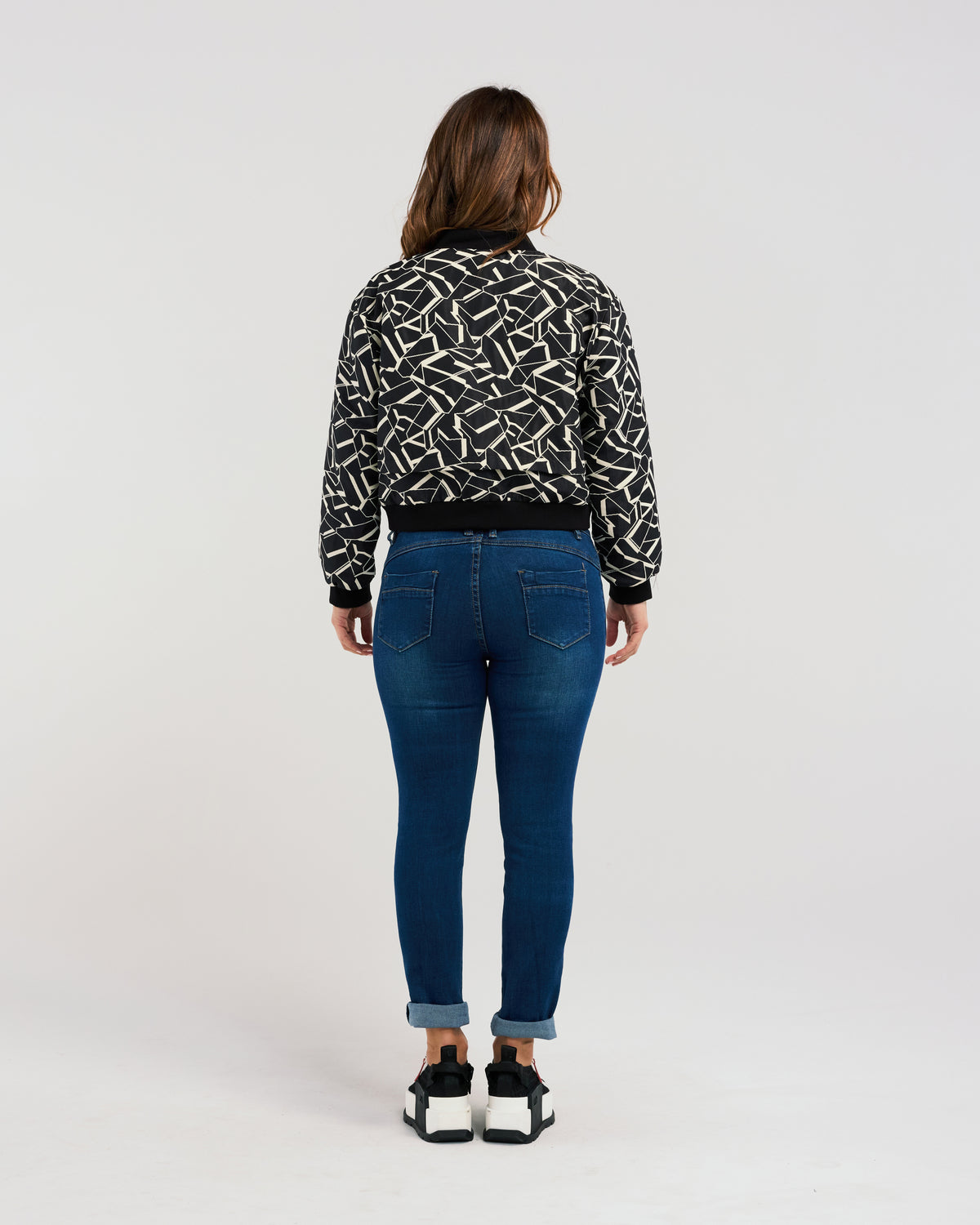 Zafina Mila Jacket - Geometric