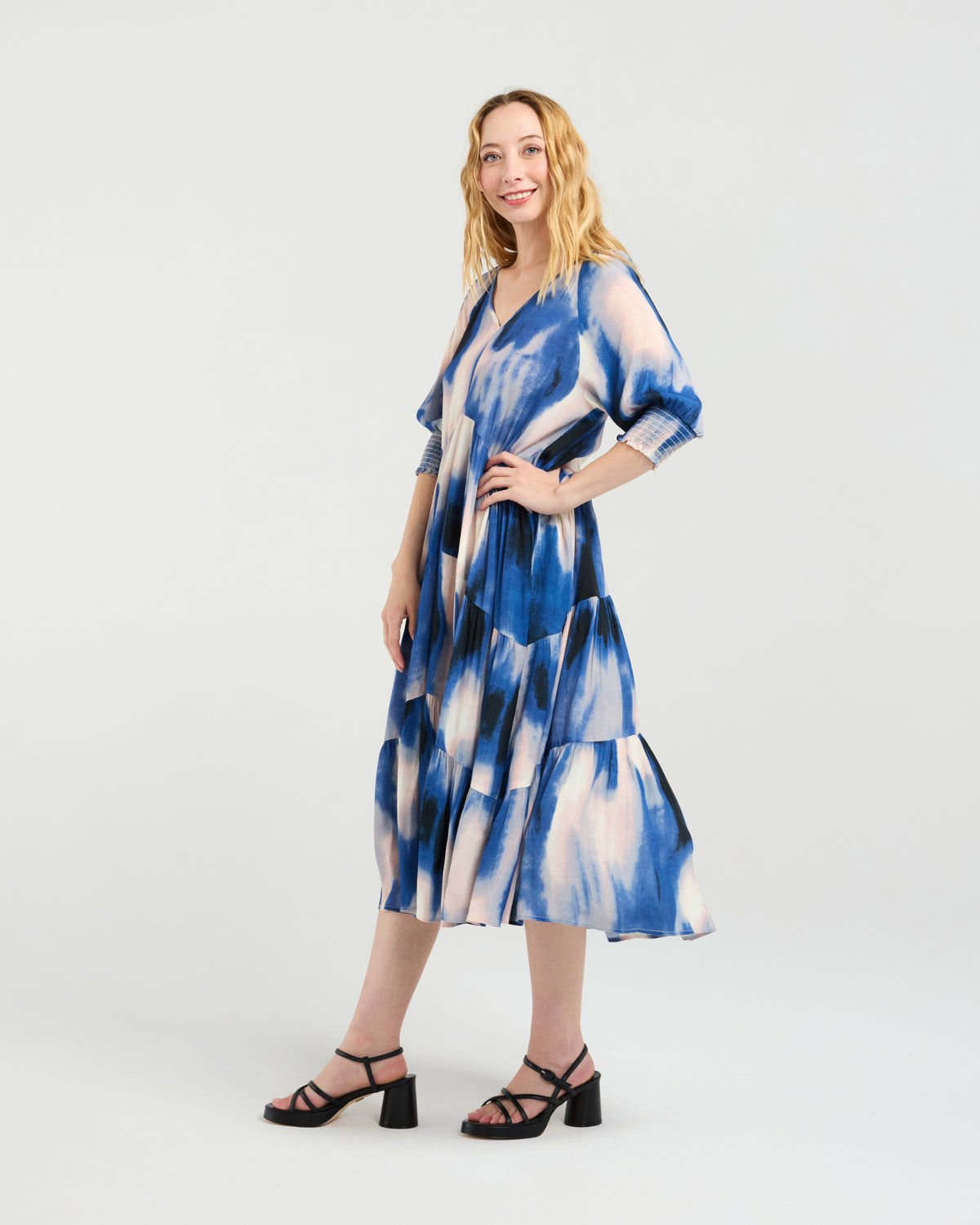 Zafina Sabrina Dress - Celeste