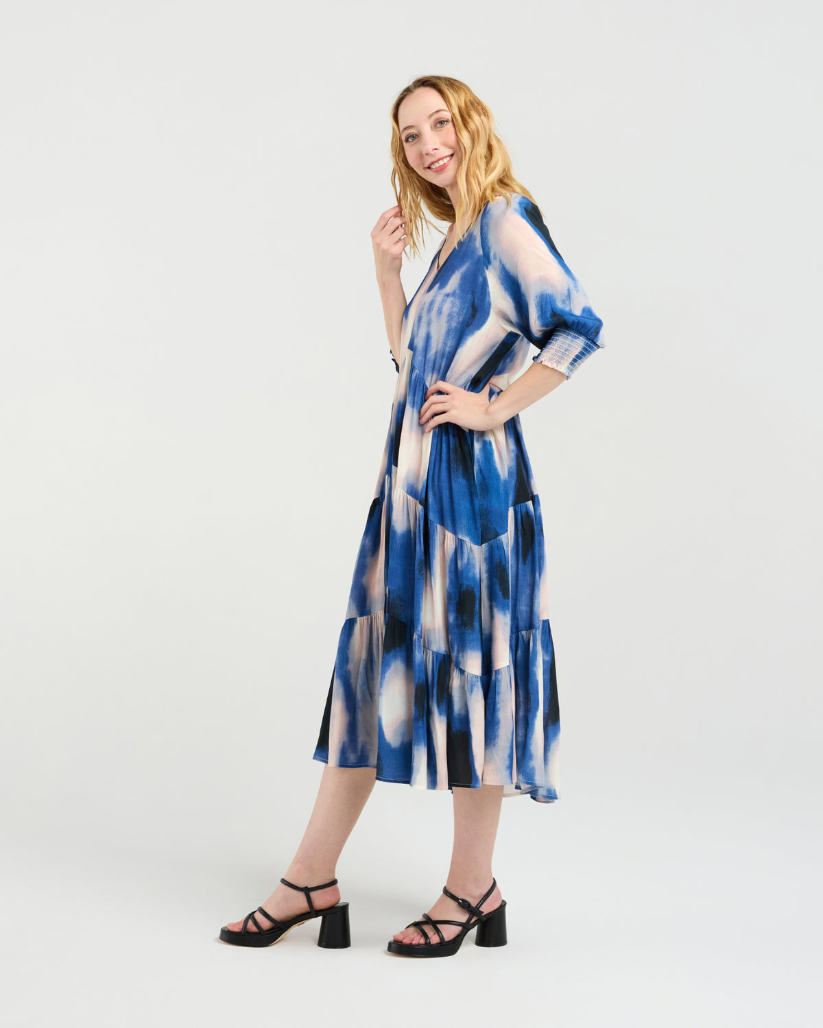 Zafina Sabrina Dress - Celeste