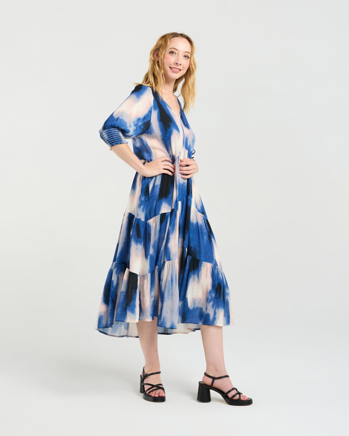 Zafina Sabrina Dress - Celeste