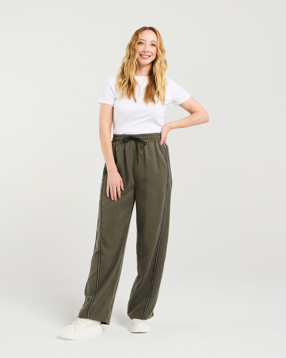 Zafina Polly Pant - Olive