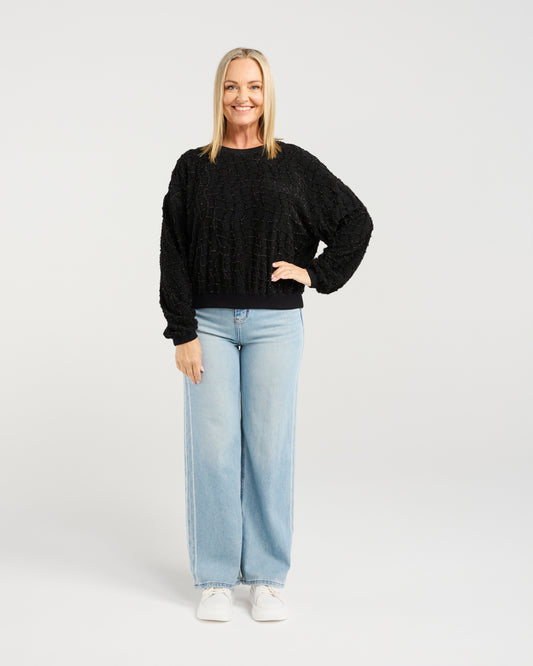 Zafina Gaia Jumper - Black