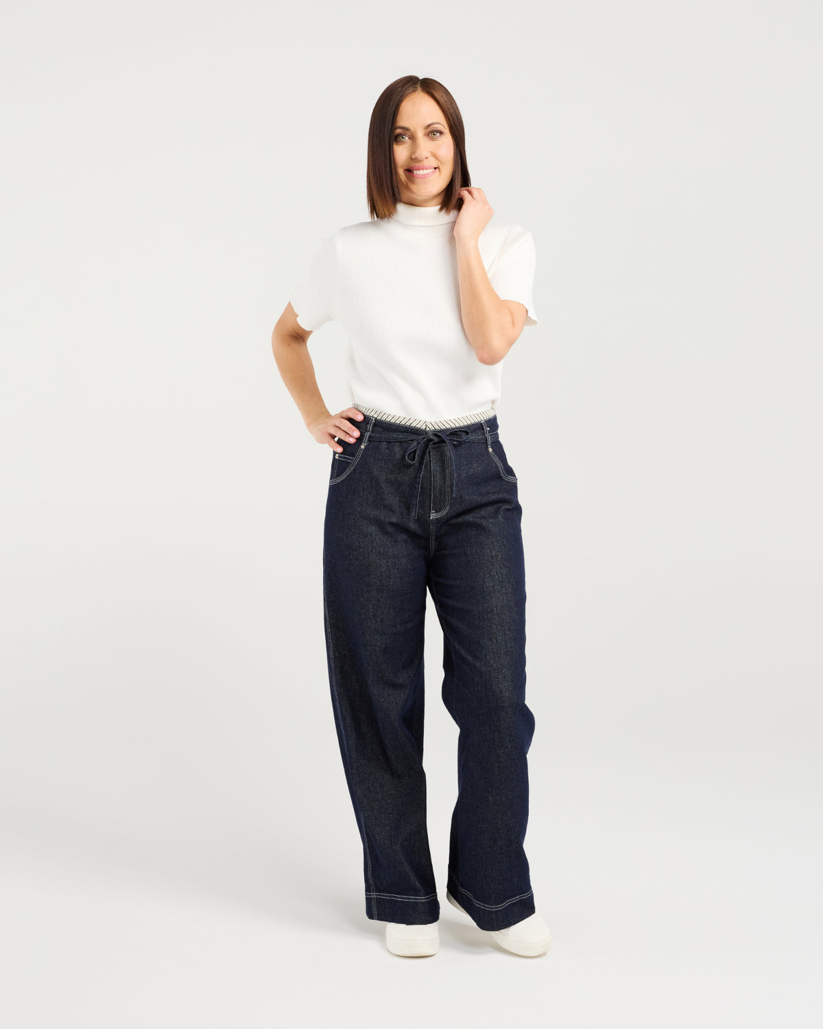 Zafina Daria Pant- Dark Blue
