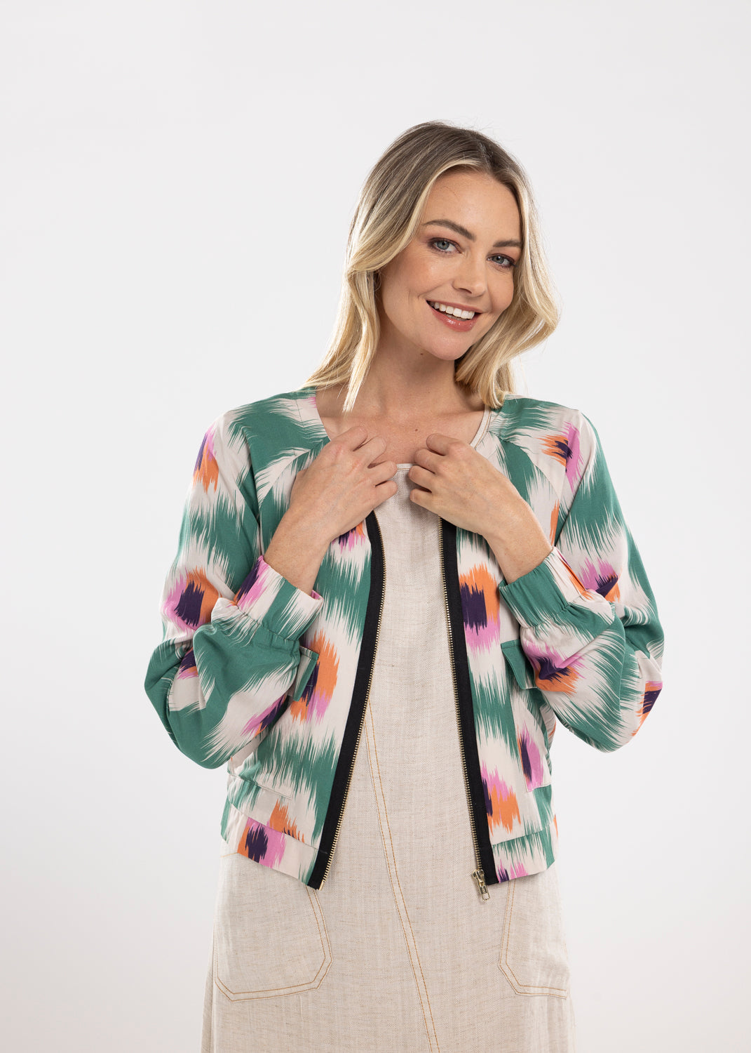 Mi Moso Zipline Bomber - Floral