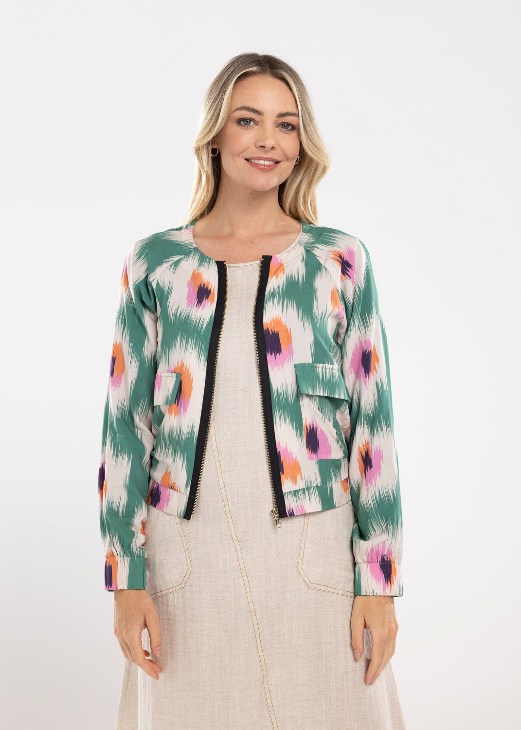 Mi Moso Zipline Bomber - Floral