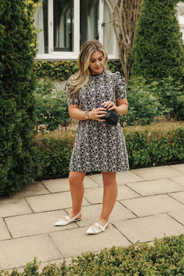 Home-Lee Thea Dress - Black Champagne