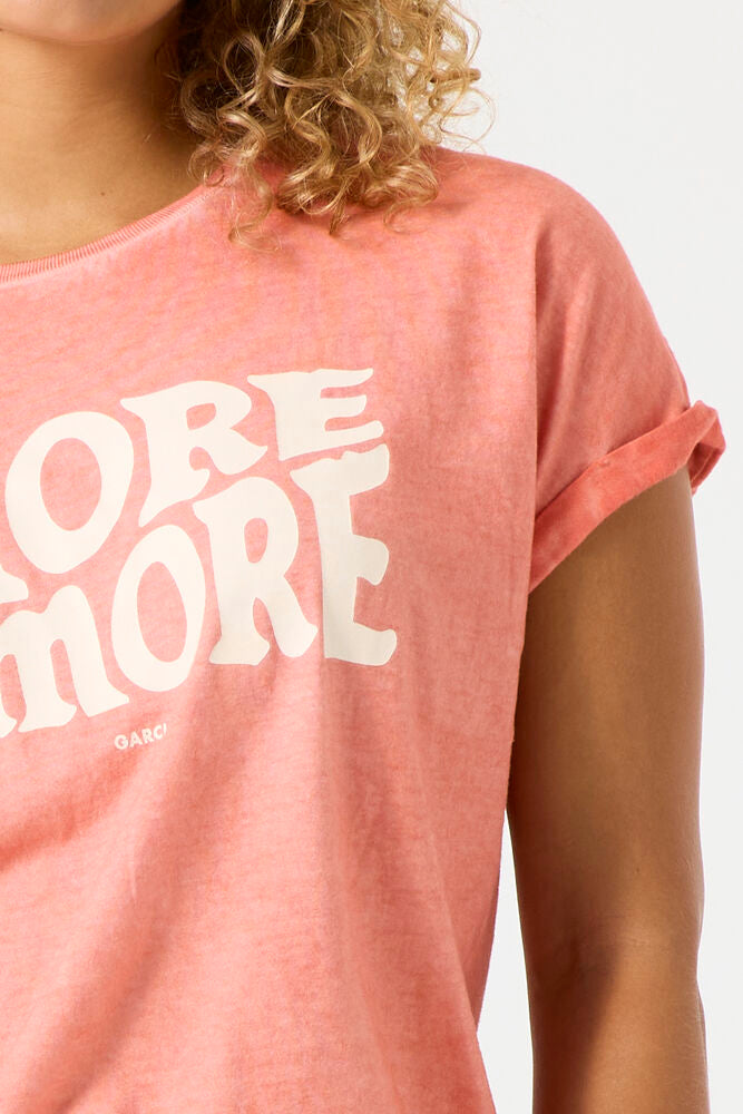 Garcia More Amore Tee - Peach Sorbet