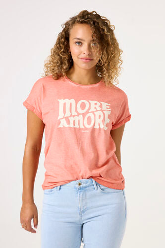 Garcia More Amore Tee - Peach Sorbet