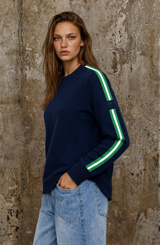 Moss Bianca Sweat - Navy