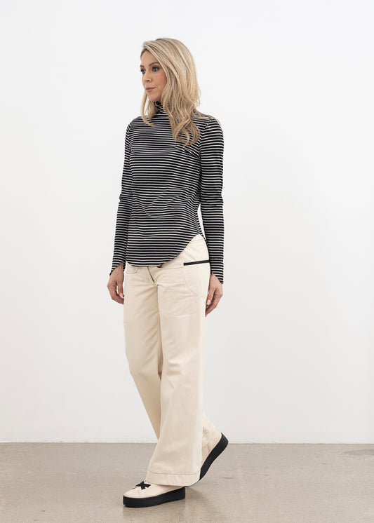X.Lab Brush Stroke Jeans - Natural
