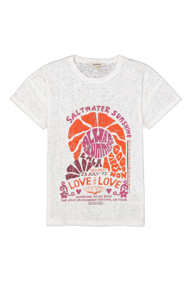 Garcia Saltwater Sunshine T-Shirt - Off White