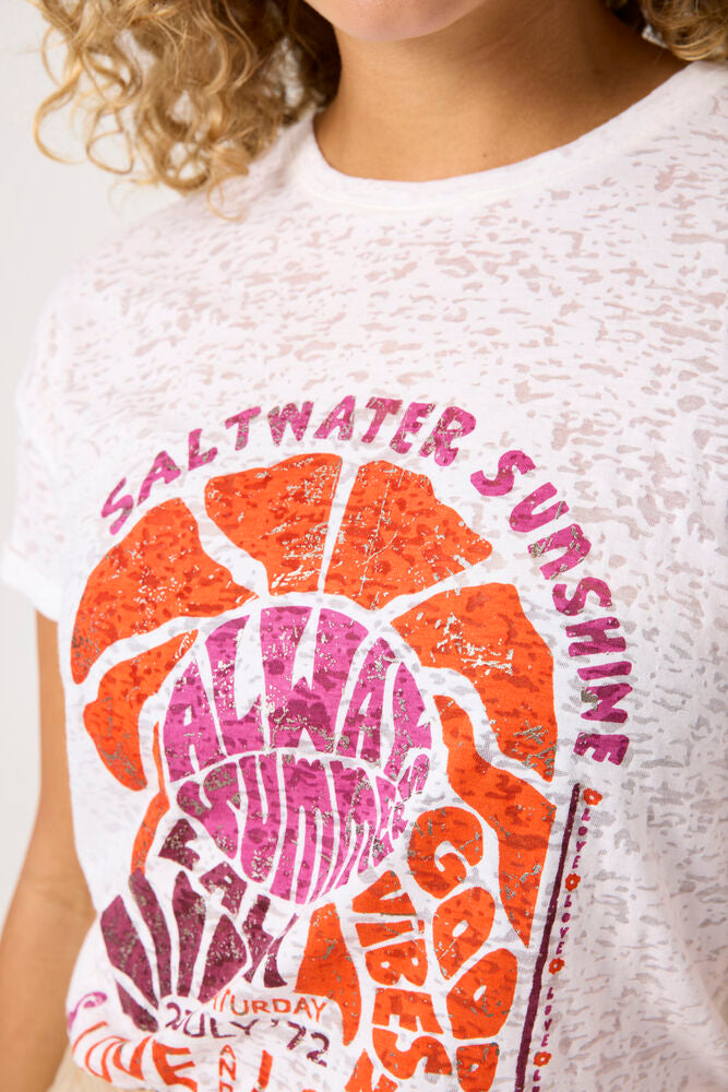 Garcia Saltwater Sunshine T-Shirt - Off White