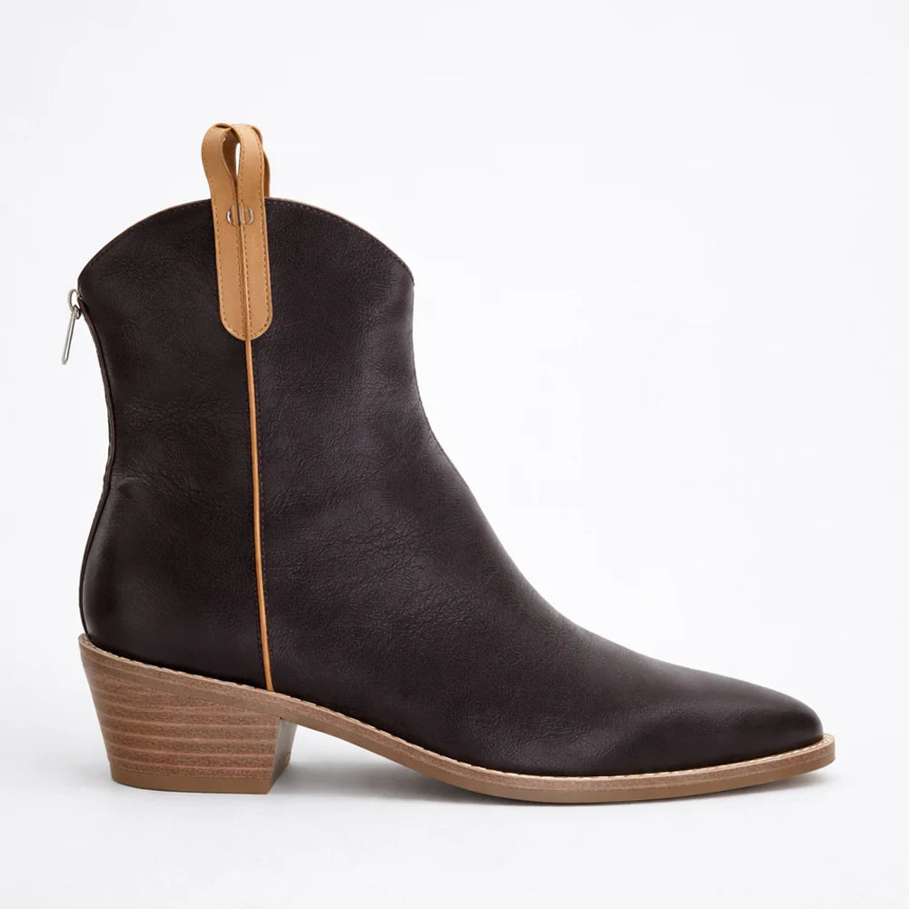 Django &amp; Juliette Danilo Boot - Black/Tan