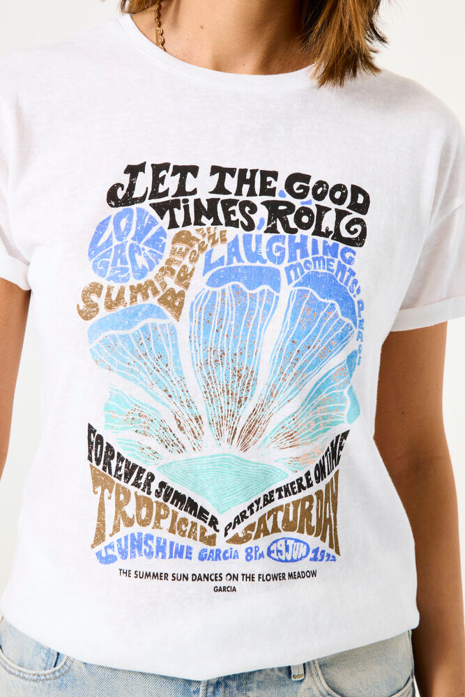 Garcia Good Times T-Shirt - Off White