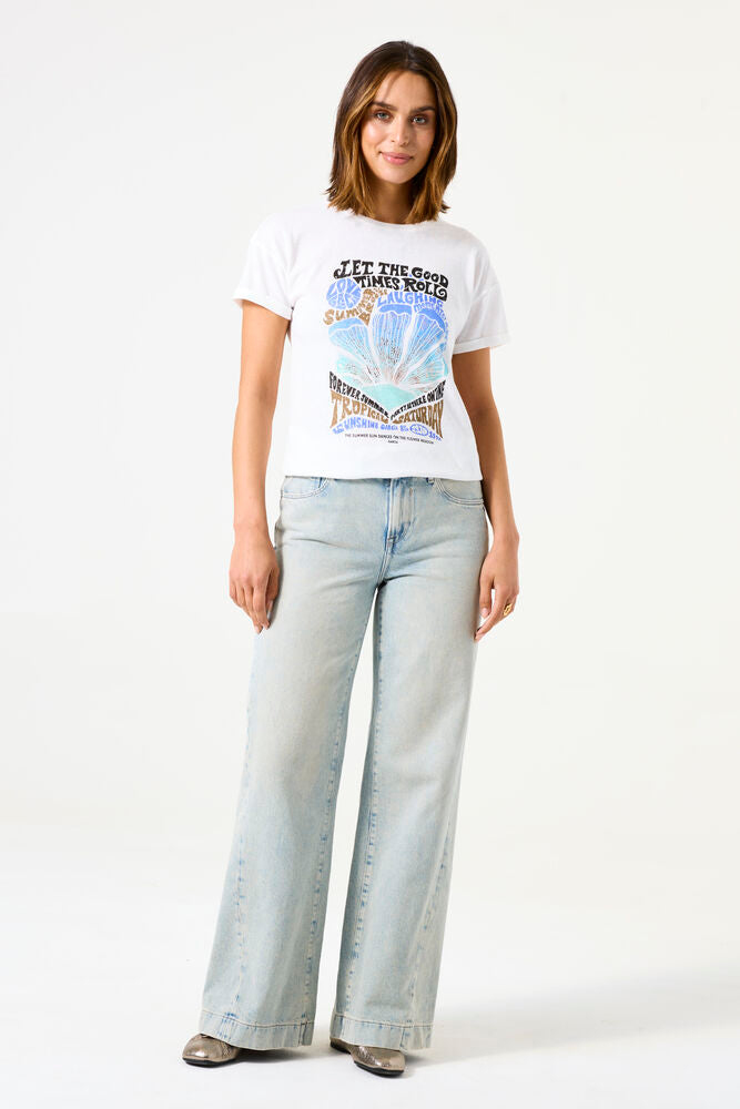 Garcia Good Times T-Shirt - Off White