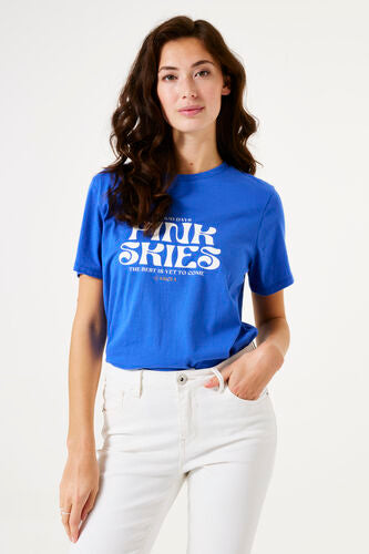 Garcia Pink Skies T-Shirt - Dazzling Blue