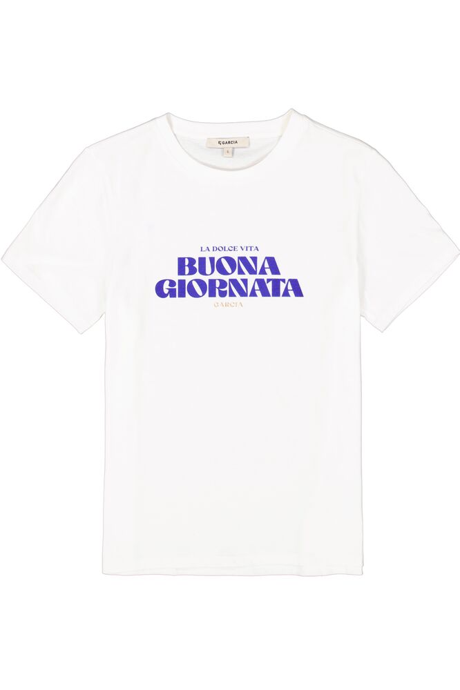 Garcia Buona Giornata T-shirt - Off White