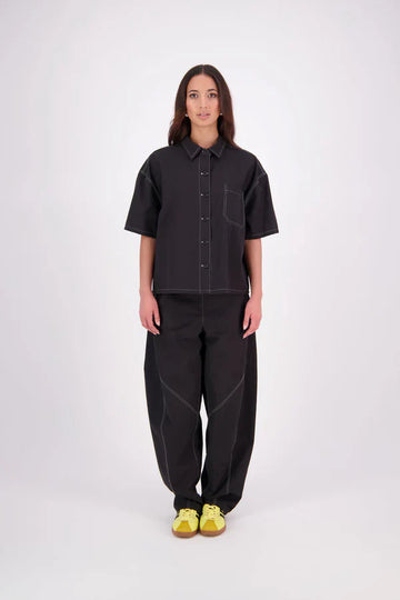 NES Demi Pant - Black/White
