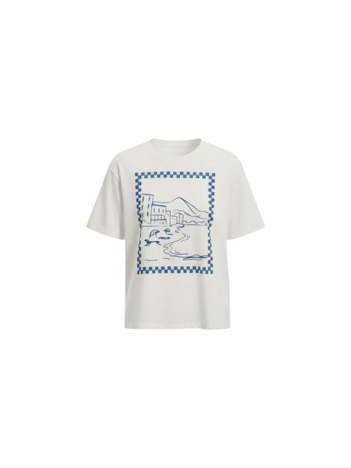 The Goodnight Society Boxy Tee - Coastal White