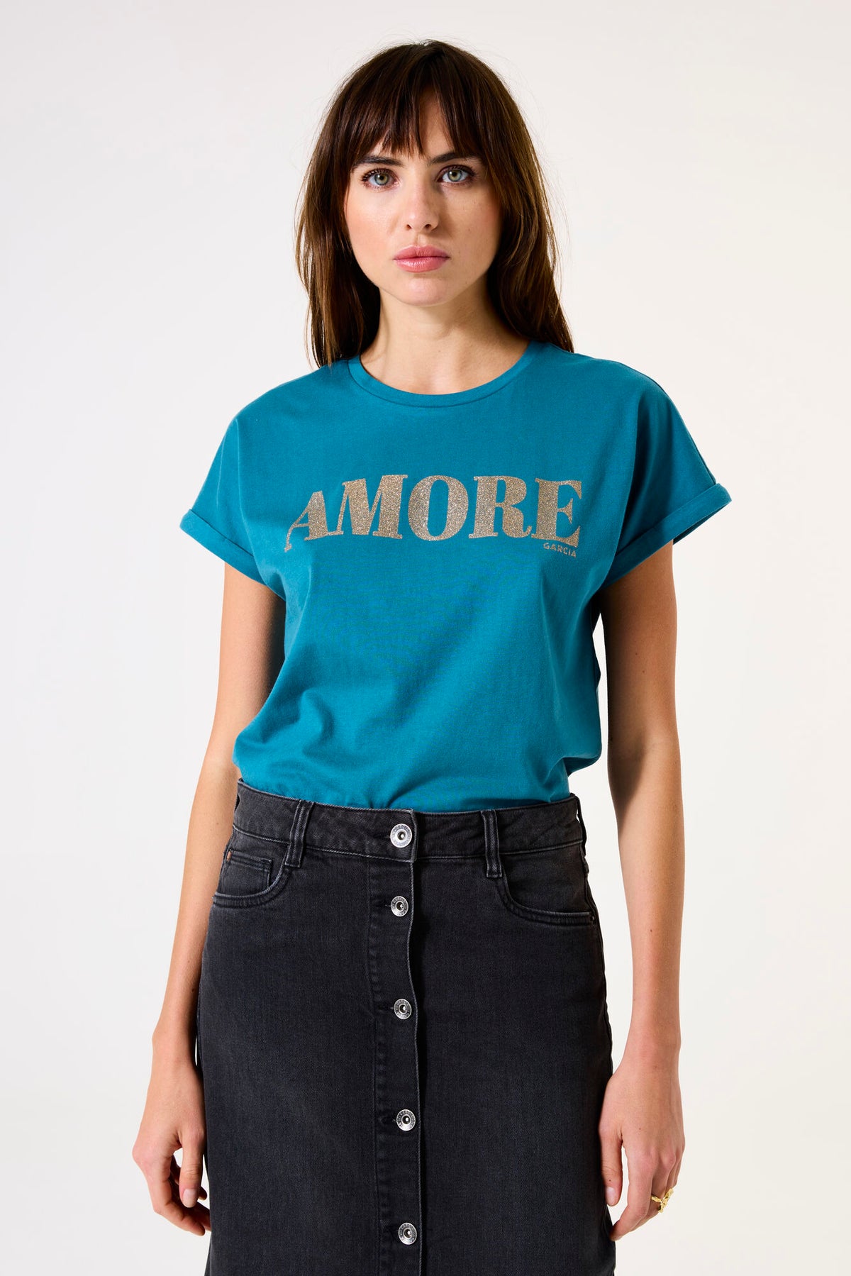 Garcia Amore Tee - Blue Lagoon