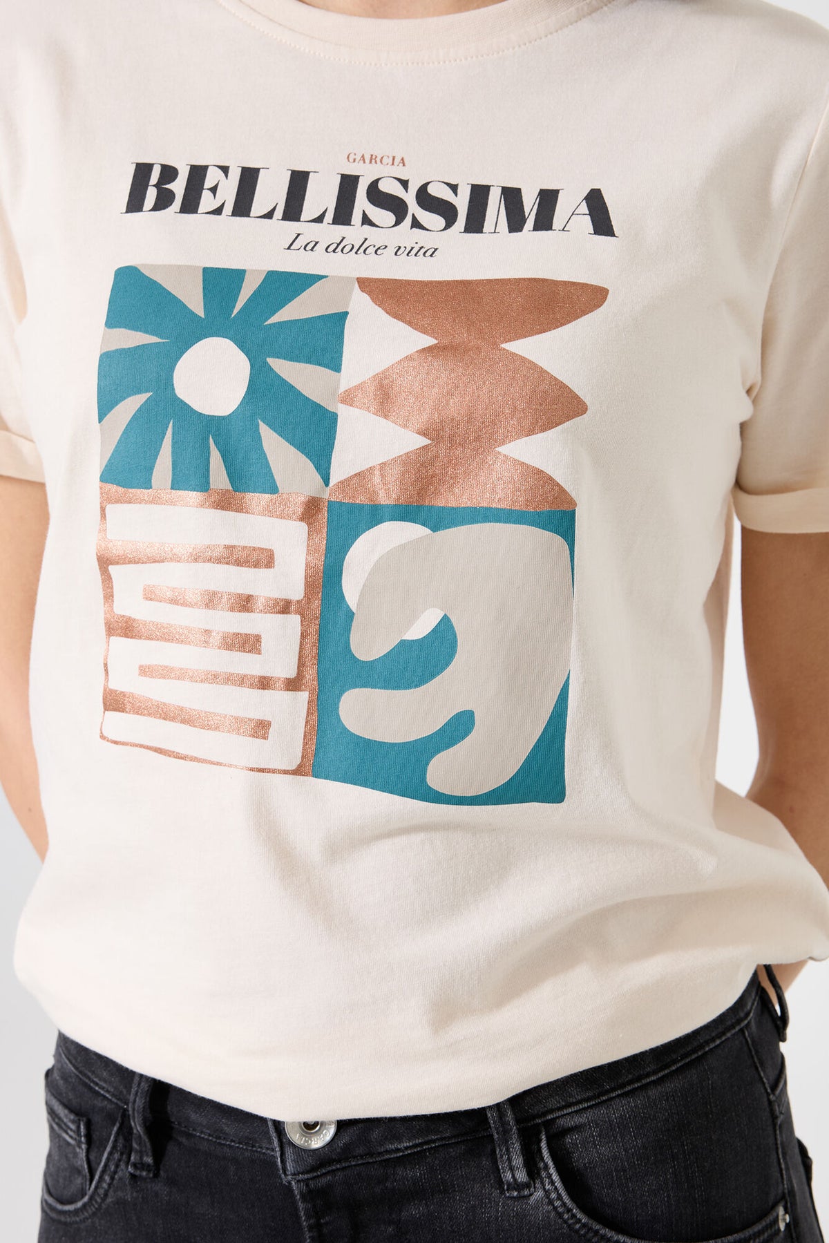 Garcia Bellisima T-Shirt - Whitecap