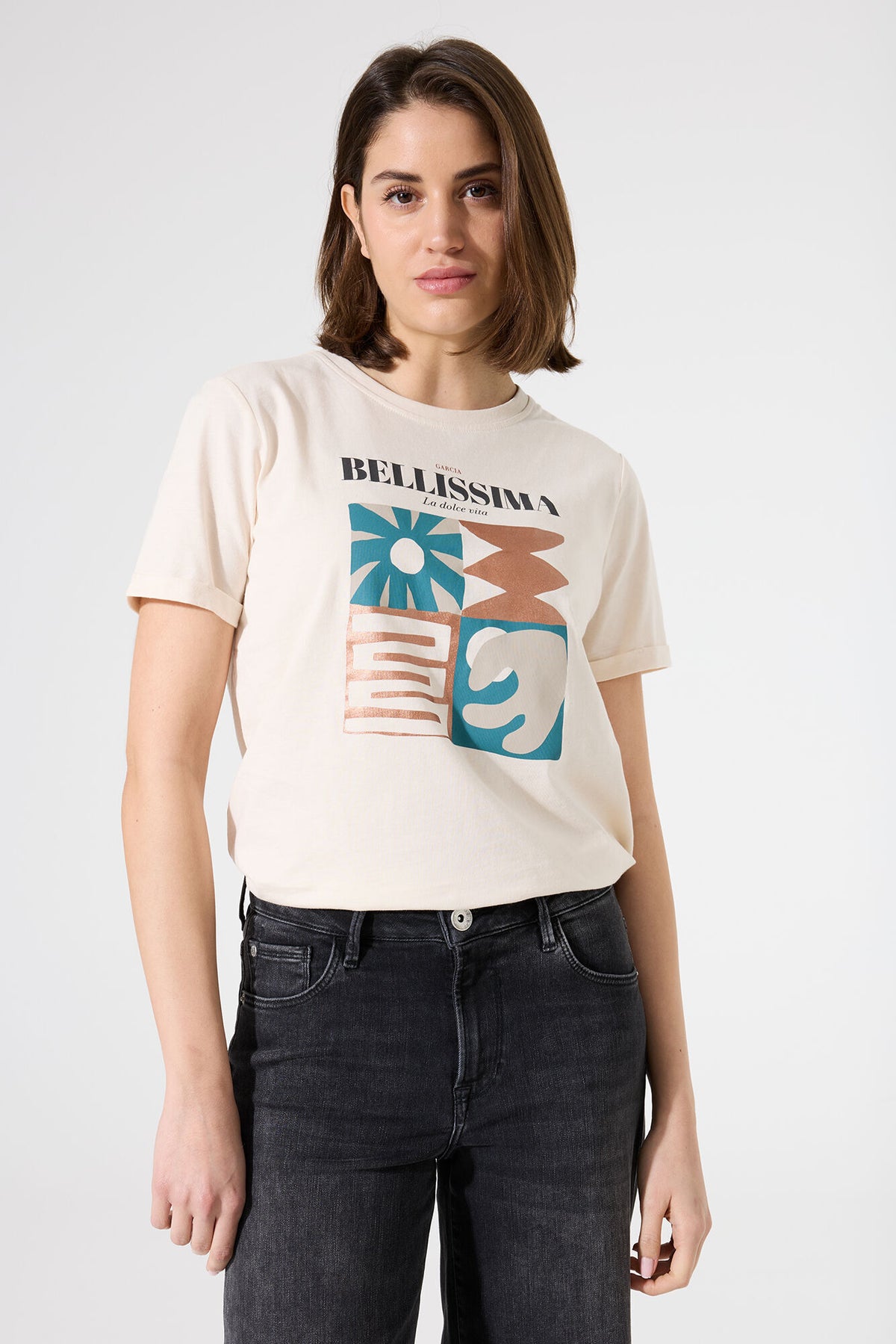 Garcia Bellisima T-Shirt - Whitecap