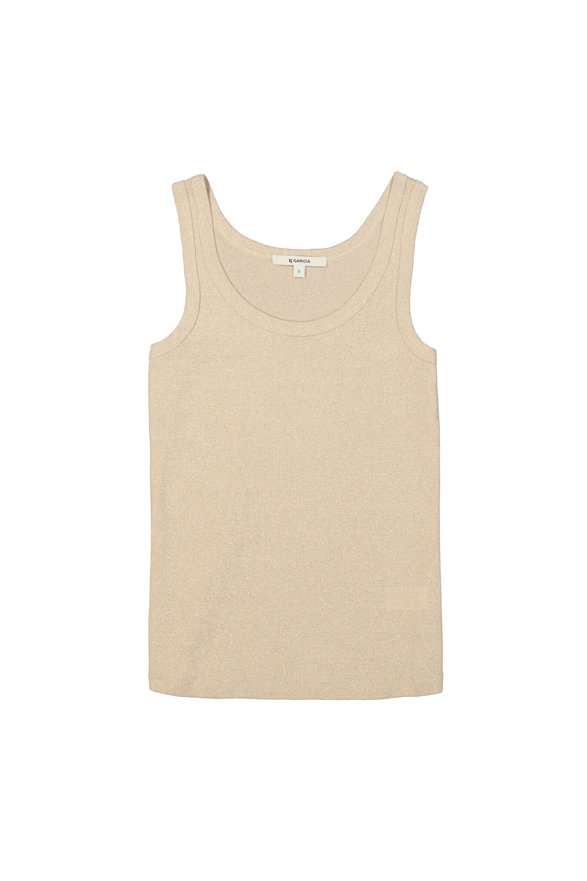 Garcia Metallic Tank Top - Golden Sand
