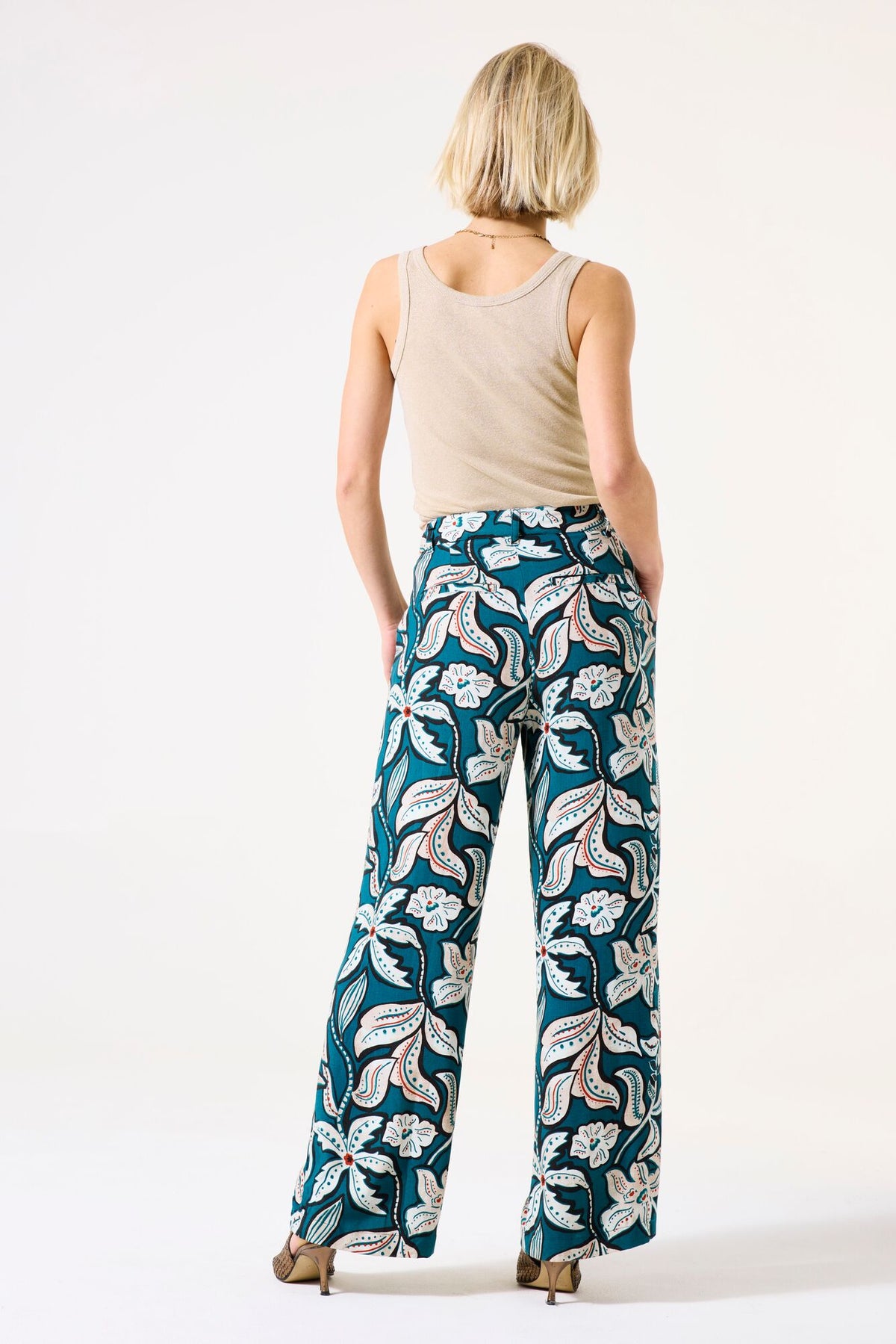 Garcia Metallic Tank Top - Golden Sand