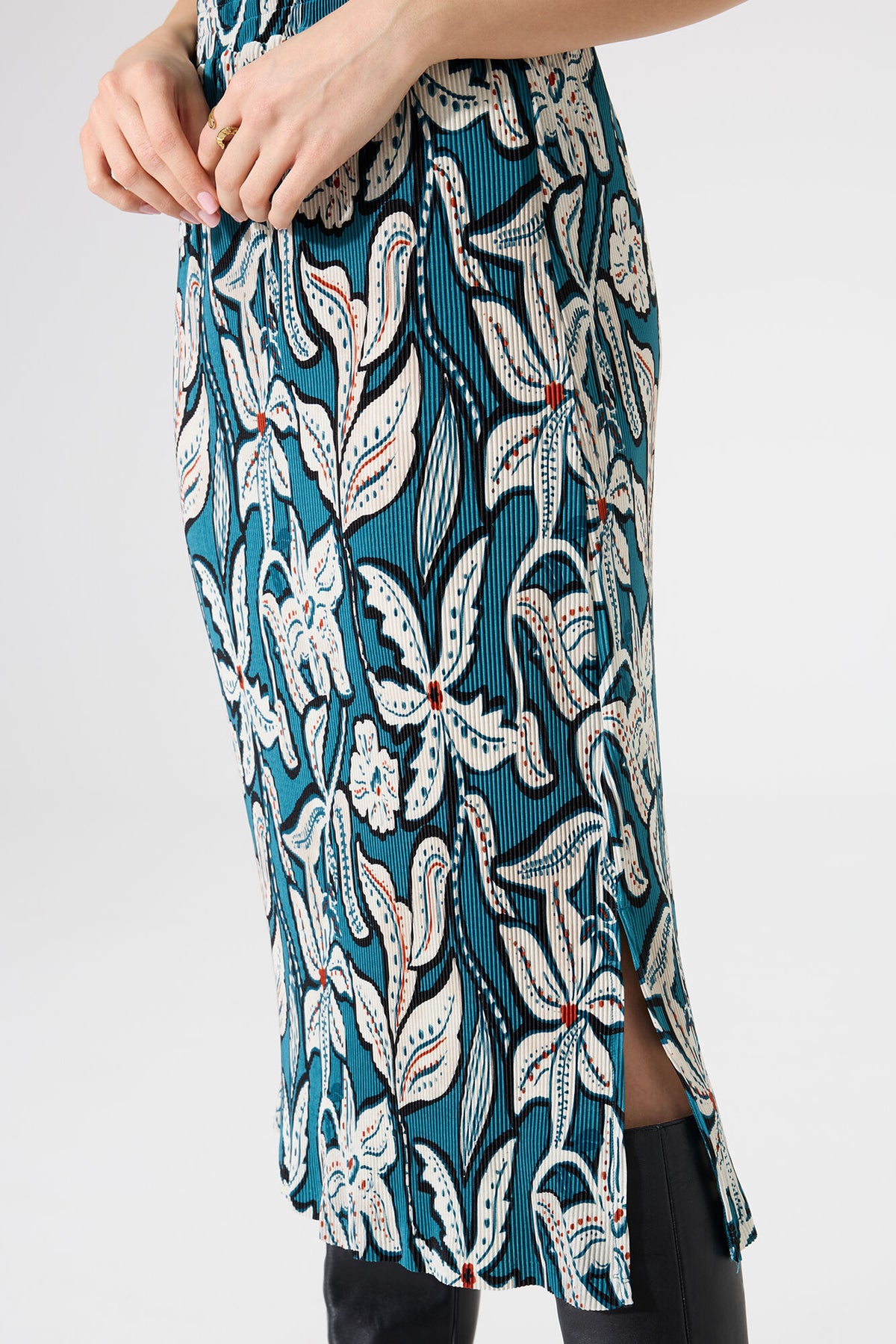 Garcia Printed Skirt - Blue Lagoon