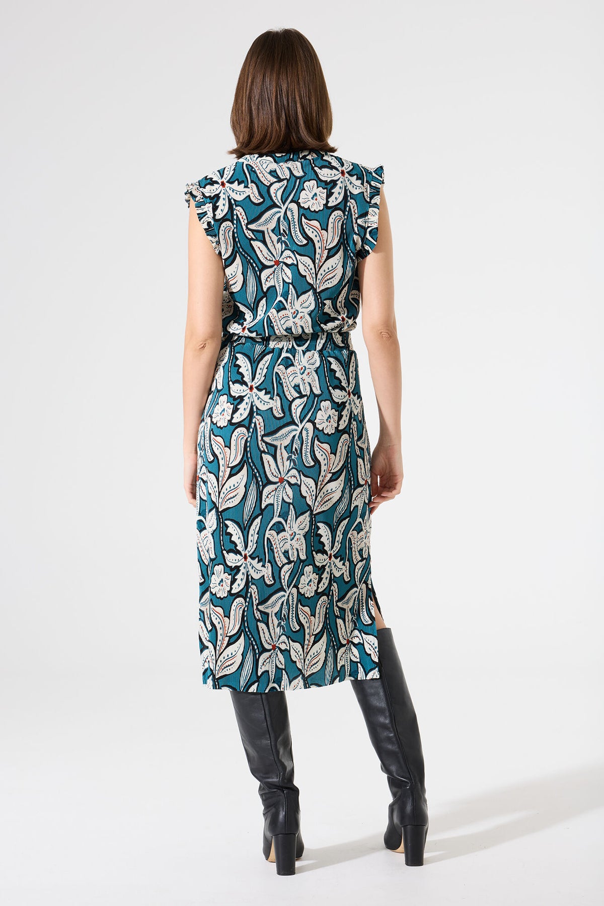 Garcia Printed Skirt - Blue Lagoon