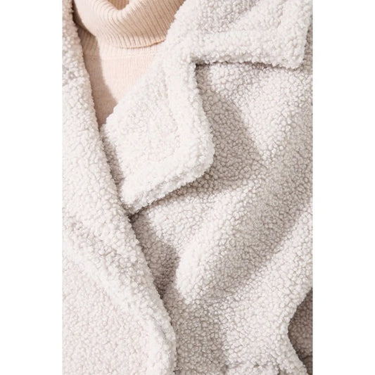 Garcia Sherpa Jacket - Neutral Blonde