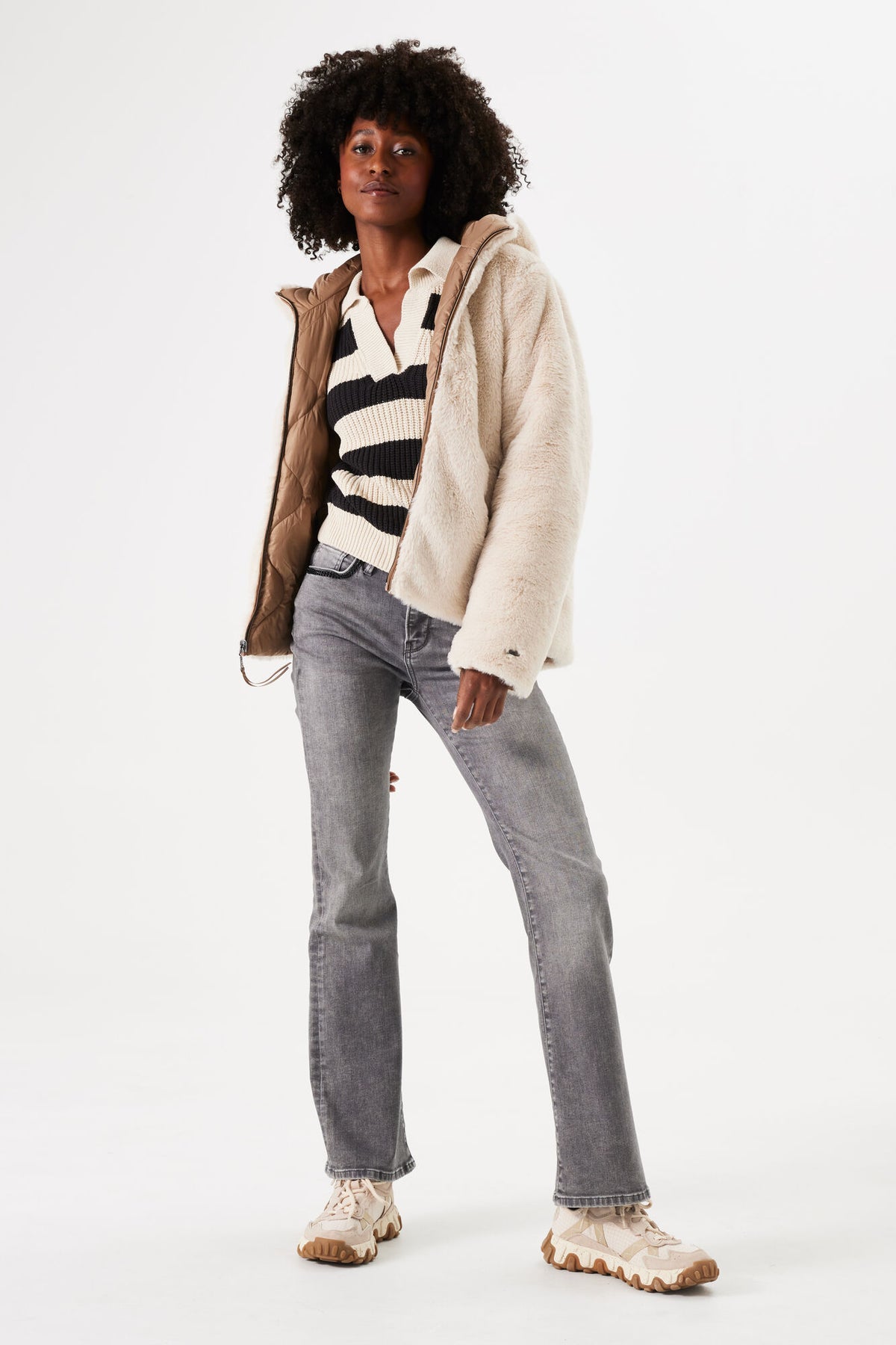 Garcia Reversible Jacket - Beige