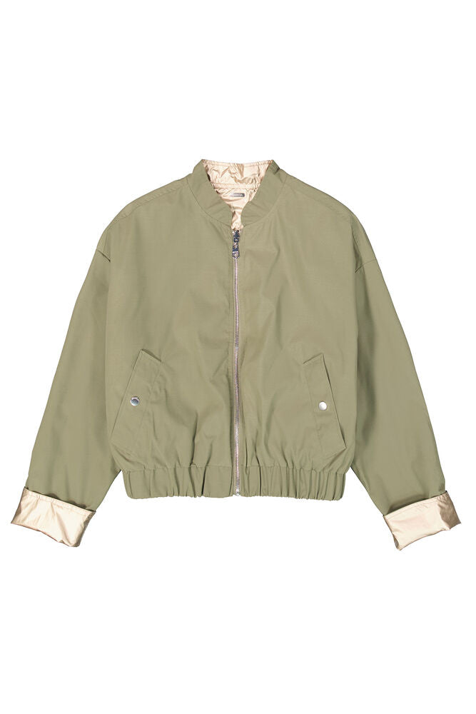 Garcia Reversible Bomber - Green Summer