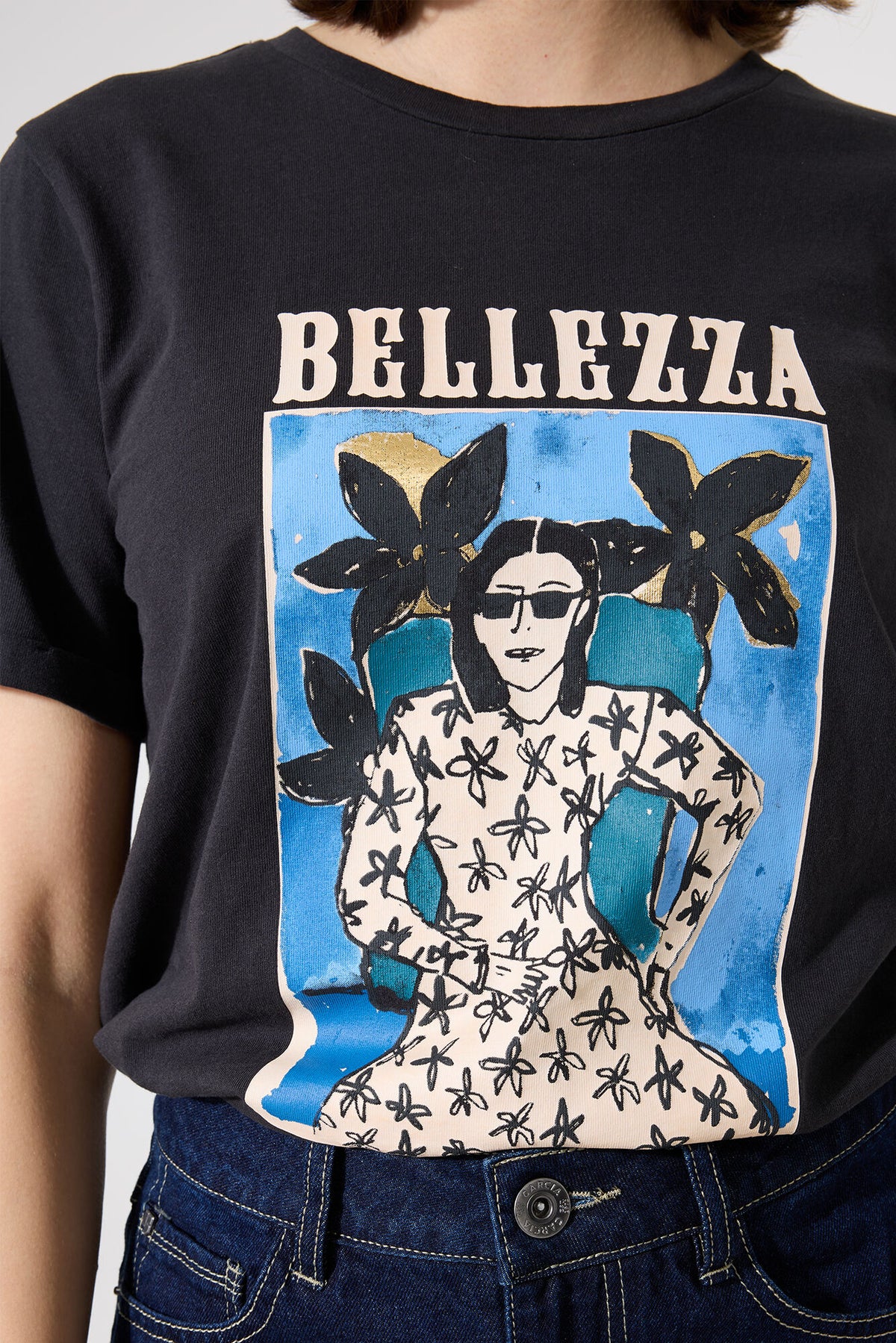 Garcia Belleza T-Shirt - Antracite