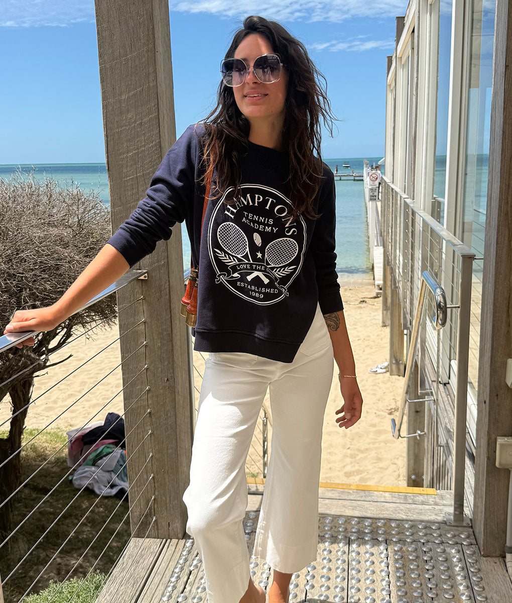 Sophie Moran Hamptons Sweatshirt - Navy