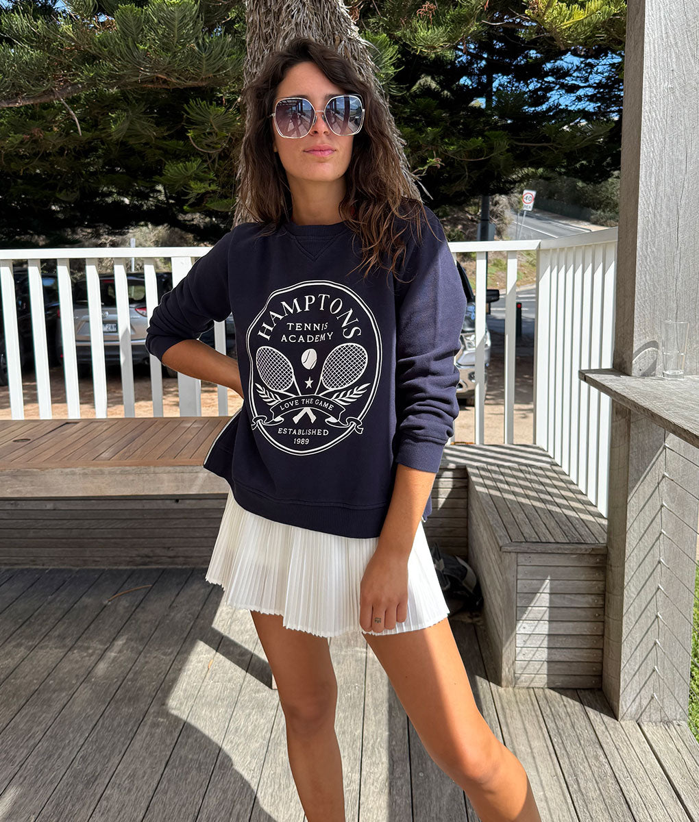 Sophie Moran Hamptons Sweatshirt - Navy