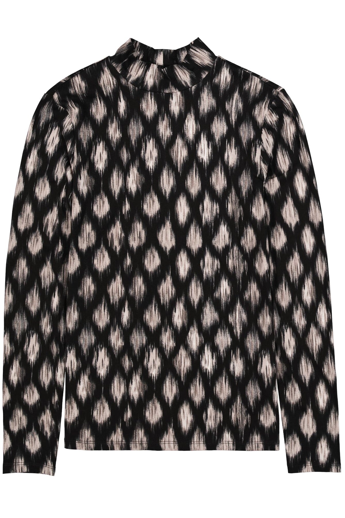 Garcia Long Sleeve Top - Black print