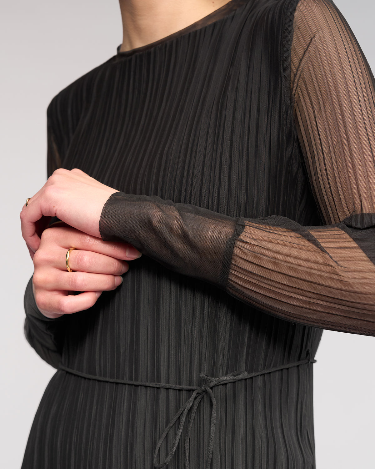 Knewe Freddie Mesh Dress - Black