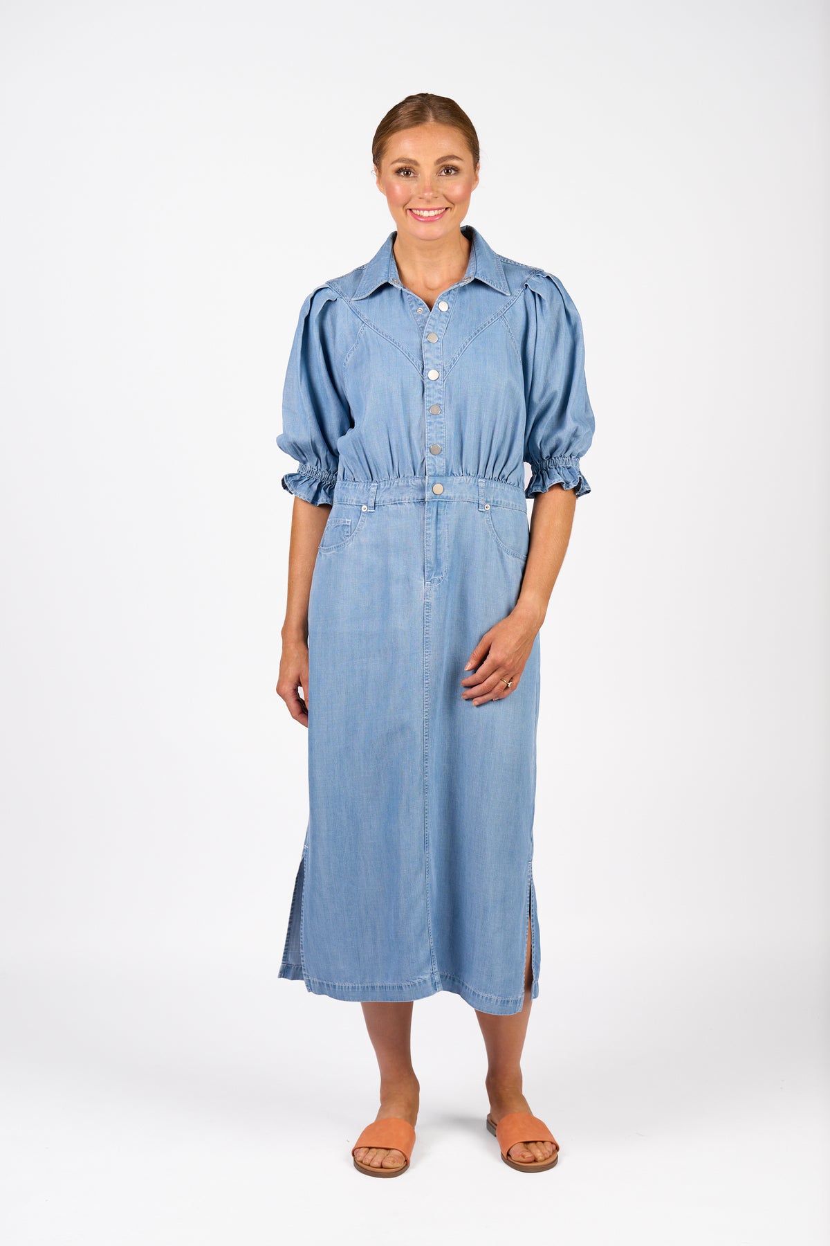 Knewe Dual Dress - Light Blue