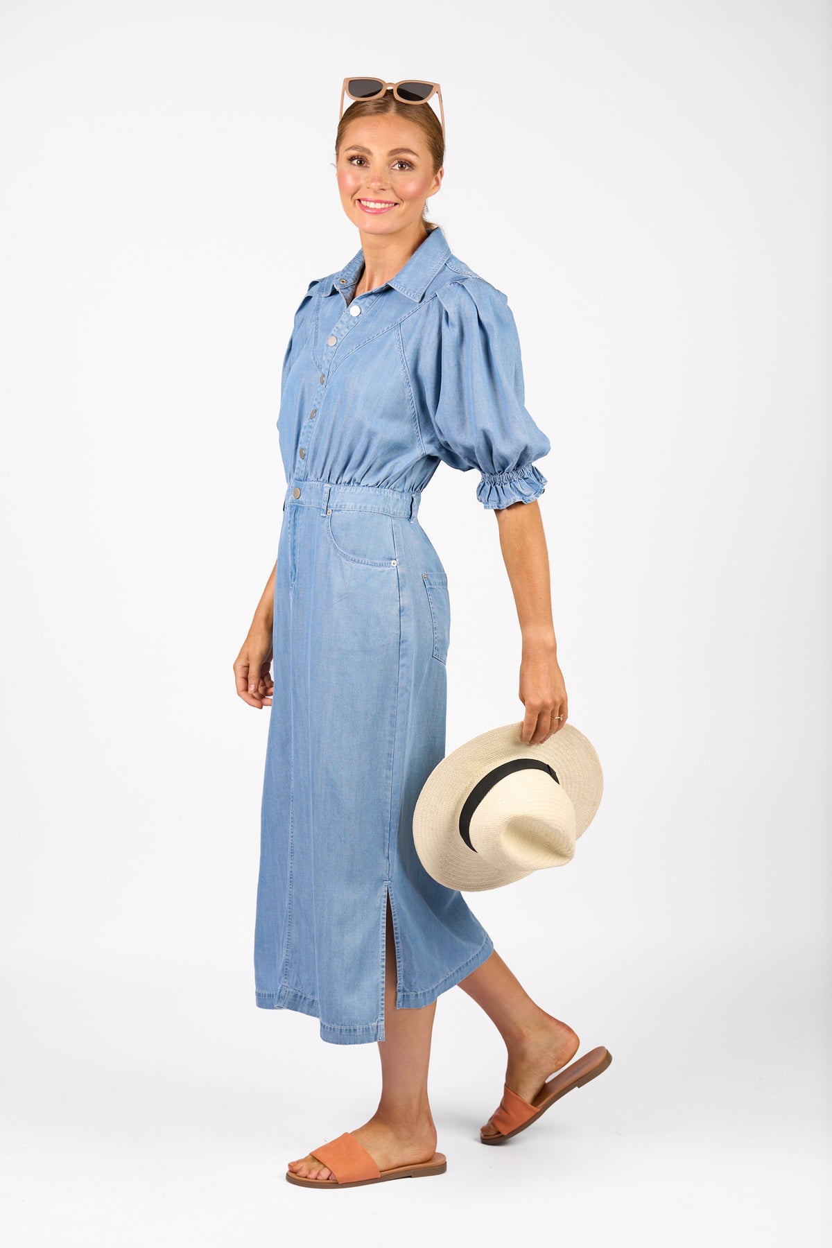 Knewe Dual Dress - Light Blue