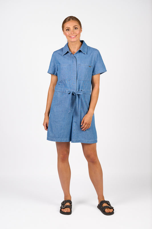 Knewe Bank Jumpsuit - Ocean