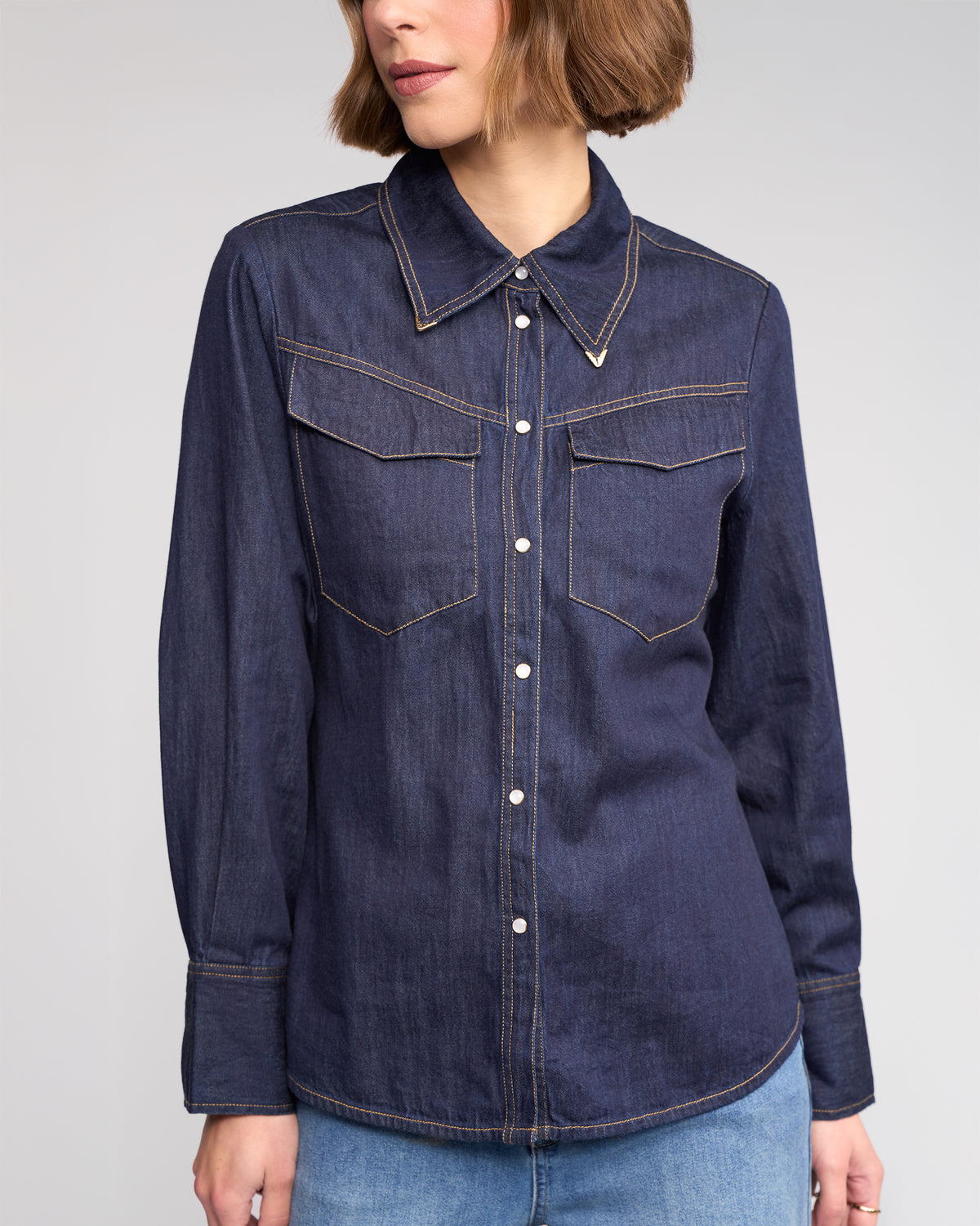 Knewe Nash Shirt - Dark Denim