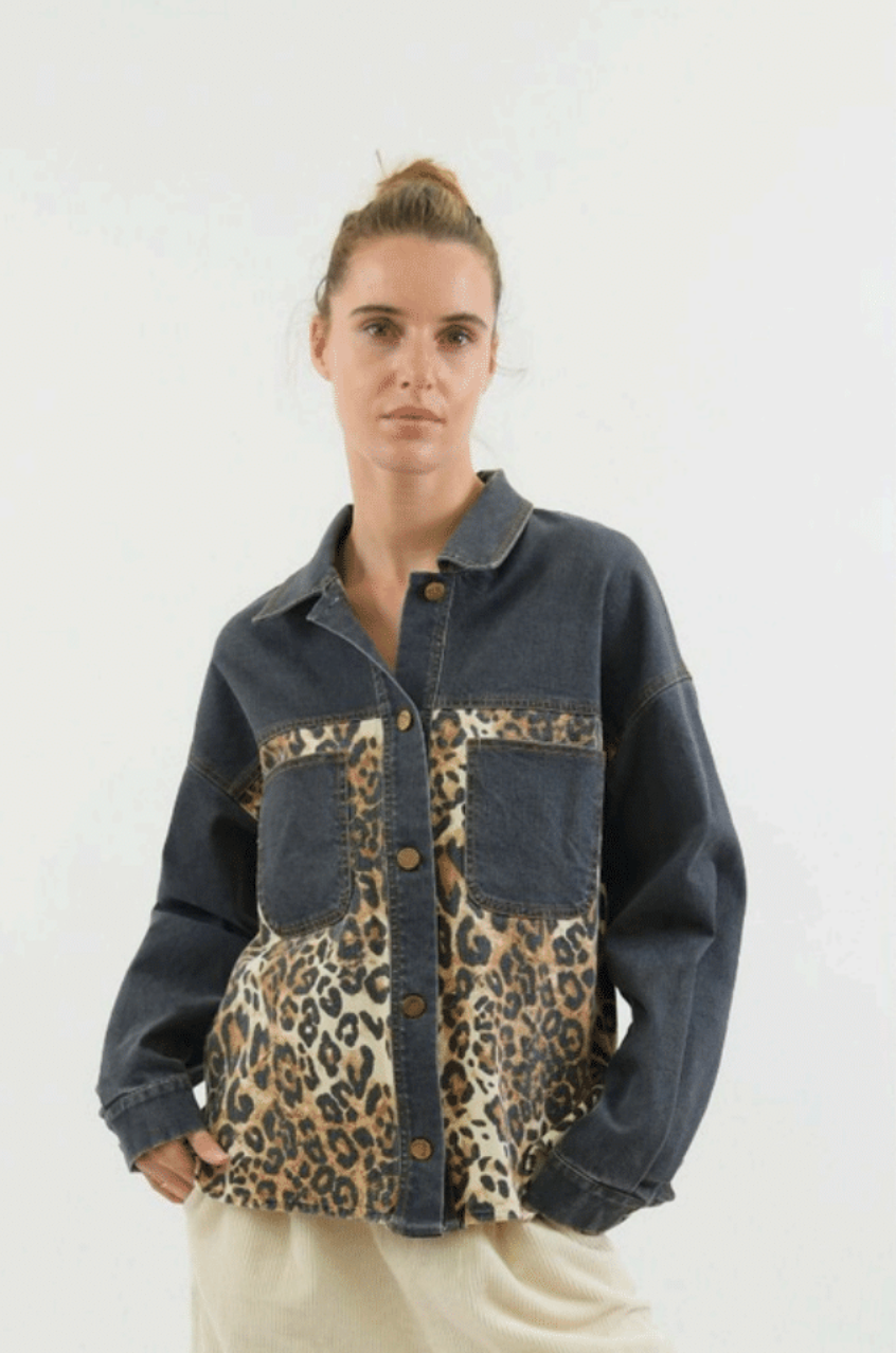 Wothier Juliana  Shacket - Leopard